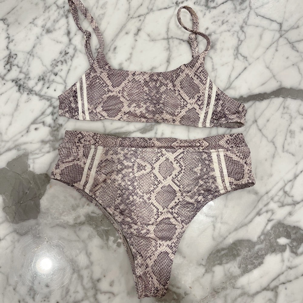 Frankies Bikinis Python Bikini Set - image 4